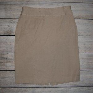 Banana Republic Tan Stretch Pencil Skirt 4